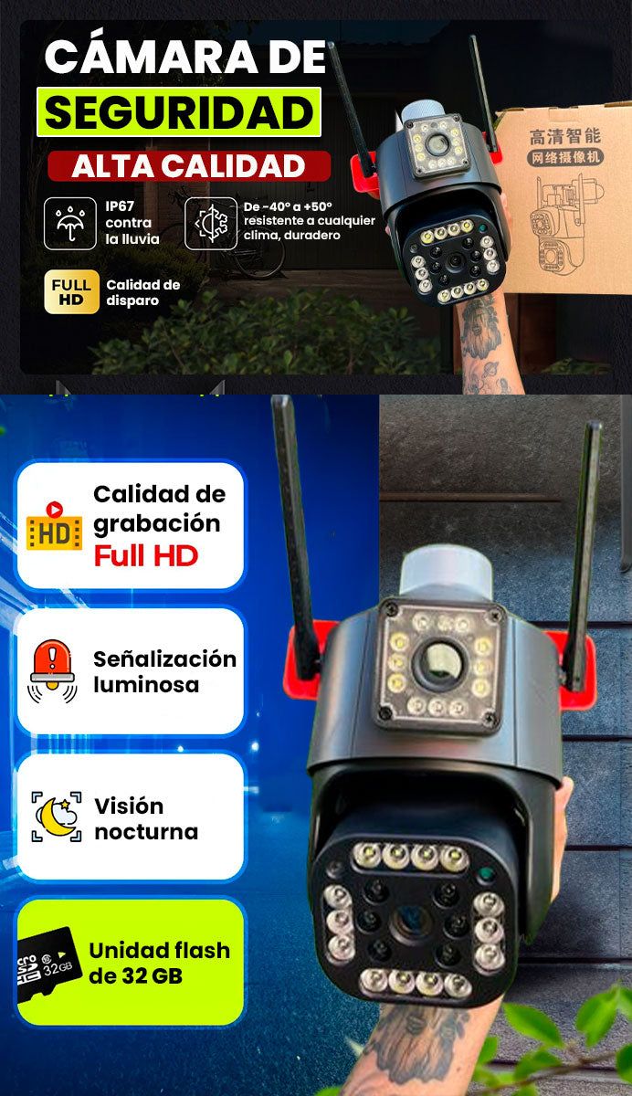 CAMARA DE SEGURIDAD 2 LENTES  A2503-1915